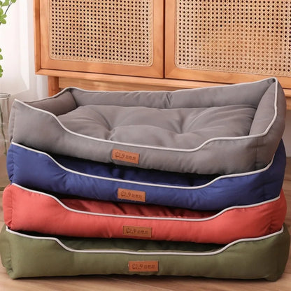 Luxury Large Dog Bed Bite Resistant Wear-Resistant Waterproof Cat Mat Pet Bed for Dogs Soft High Rebound Sofa Puppy Accessories